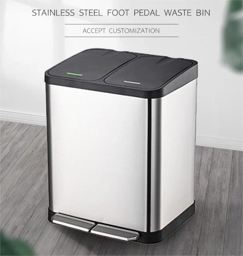 2 Compartment foot Pedal waste bin 2 Compartment foot Pedal waste bin